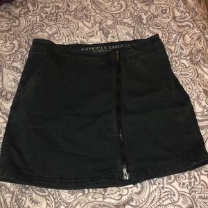 American Eagle Black Jean Skirt